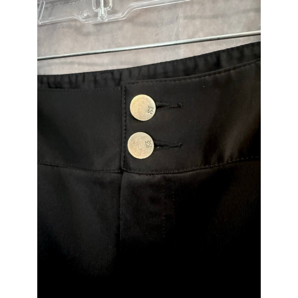 NY&C Tailored Stretch Dress Pants Trousers Satin Style New York & Company - Picture 7 of 9